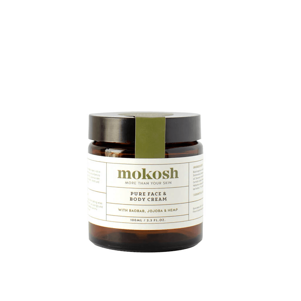 Image of Mokosh Pure Face & Body Cream with Baobab, Jojoba & Hemp, a potential contender for the best natural moisturizer for sensitive skin